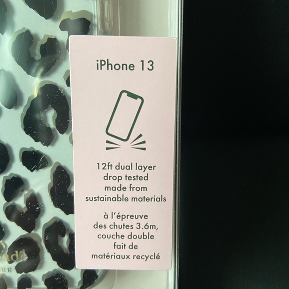 KATE SPADE ** DEFENSIVE ** HARDSHELL PHONE CASE FOR IPHONE 13 - Picture 4 of 6